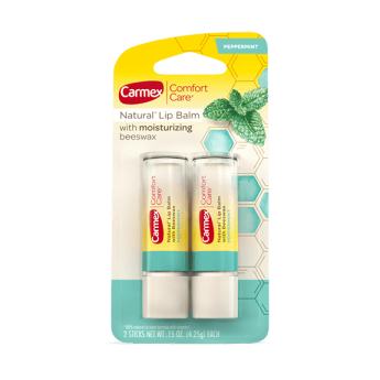 Carmex Comfort Care Lip Balm Sticks c пчелином воском (2 шт)