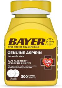 Bayer Genuine Aspirin Pain Reliever and Fever Reducer - обезболивающее (300 таб)