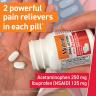 Motrin Dual Action with Tylenol ибупрофен и парацетомол (120 таб)