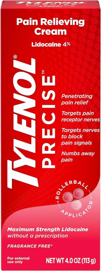 Tylenol Maximum Strength 4% Lidocaine (113 гр / 4 oz)