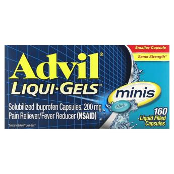 Advil Liqui-Gels Minis — ибупрофен в гелевых капсулах (160 шт.)