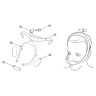 Philips Respironics DreamWear Nasal (Small/Small) — назальная маска с малой рамкой и накладкой