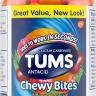 TUMS Chewy Bites Chewable Antacid Tablets 1000 (200 таб)