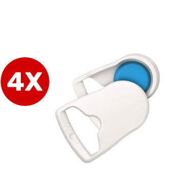 ResMed серии N20, F20, F30, F30i - клипсы/застежки для СИПАП маски - 4 штуки