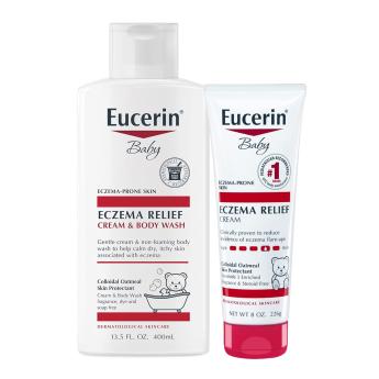 Eucerin Baby Skin Care набор (400мл+226гр)