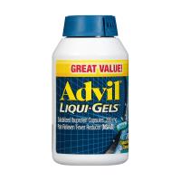 Advil Liqui-Gels Pain Reliever and Fever Reducer — ибупрофен в гелевых капсулах (200 шт.)