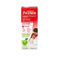 Children's Tylenol Liquid — ацетаминофен для детей, в жидкой форме со вкусом яблока (120 мл)