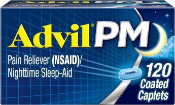 Advil PM Pain Reliever And Nighttime Sleep Aid США (120 таб)