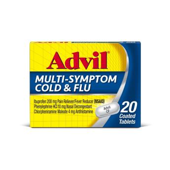 Advil Multi-Symptom Cold and Flu — средство от простуды и гриппа (20 таб)