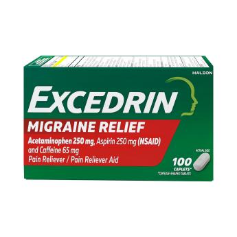 Excedrin Migraine Relief — средство от мигрени и головной боли (100 таб.)