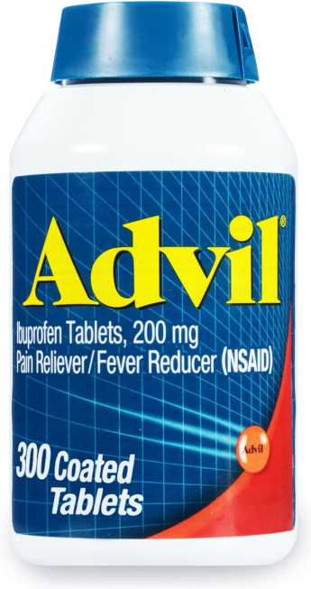 Advil Pain Reliever and Fever Reducer в таблетках (300 таб)