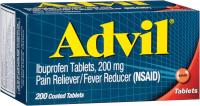 Advil Pain Reliever and Fever Reducer в таблетках (200 таб)