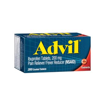 Advil Pain Reliever and Fever Reducer — ибупрофен в таблетках (200 шт.)