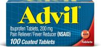 Advil Pain Reliever and Fever Reducer в таблетках (100 таб)