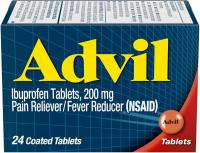 Advil Pain Reliever and Fever Reducer в таблетках (24 таб)