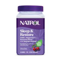 Natrol Sleep Restore — жевательные пастилки c мелатонином (5 мг), вкус «Вишня» 