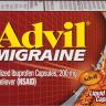 Advil Migraine Liquid Filled Capsules - адвил ибупрофен США (20 таб)