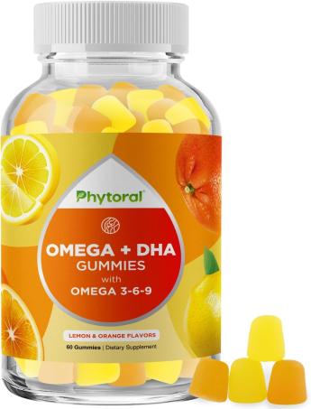 Phytoral DHA Omega 3 Gummies for Adults (60 шт)
