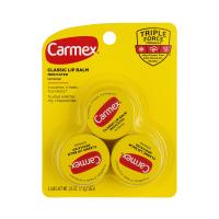 Carmex Classic Lip Balm бальзам для губ в баночке (3 штуки)